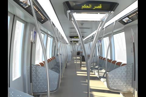 The Riyadh metro Line 3 trains will have three types of accommodation.